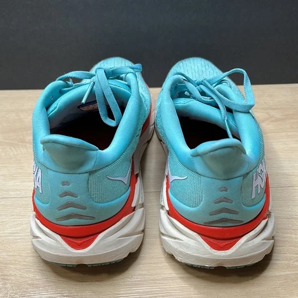 HOKA ONE ONE W CLIFTON 8 - Watercolor / Eggshell / Blue, WOMENS SIZE 8 US - Picture 7 of 11